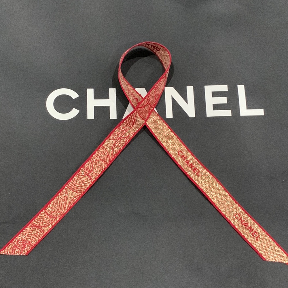 Chanel lunar new year 2023 red ribbon